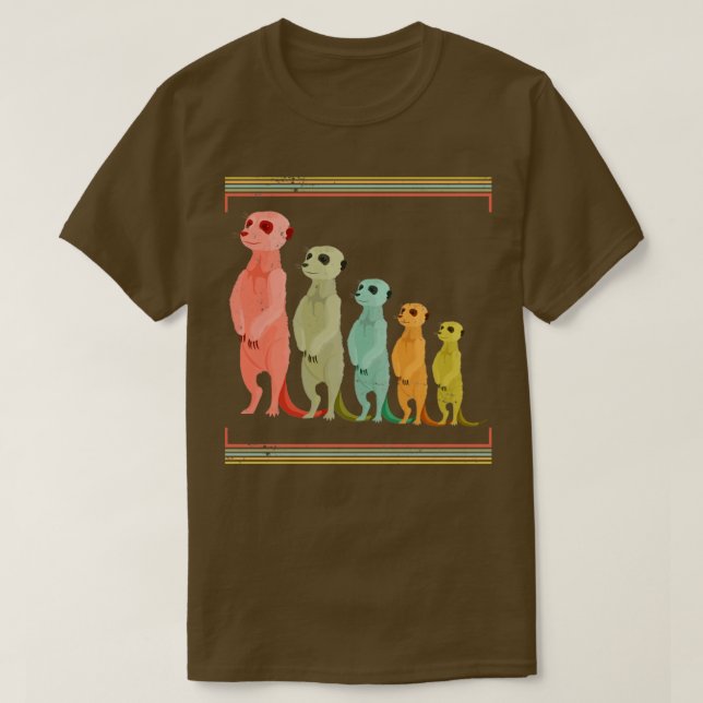 Funny Meerkat T Shirt (Design framsida)