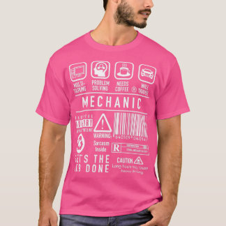 Funny mekanisk mekanisk definitionssymbol t shirt