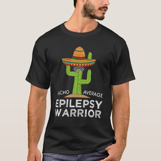 Funny Meme Awareness Epilepsy Warrior T Shirt (Framsida)