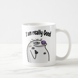 Funny Meme Character – Cool Expression Sticker Kaffemugg