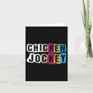 Funny Meme Chicken Jockey T-shirt.png Kort