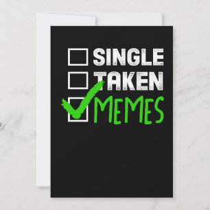 Funny Meme Gift med engångsobjekt Tack Kort