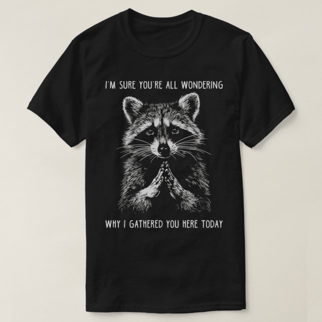 Funny Meme Raccoon Gift Manar Women Funny Raccoon  T Shirt (Design framsida)