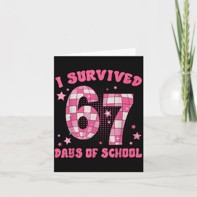 Funny Meme Six Seven Teacher I Survived 67 Days Of Kort (Framsida)