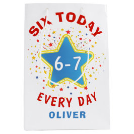 Funny Meme Six Today 6-7 Every Day Birthday Kid's 