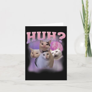 Funny MemeCat Shirt Cat Lovers Humor Kort