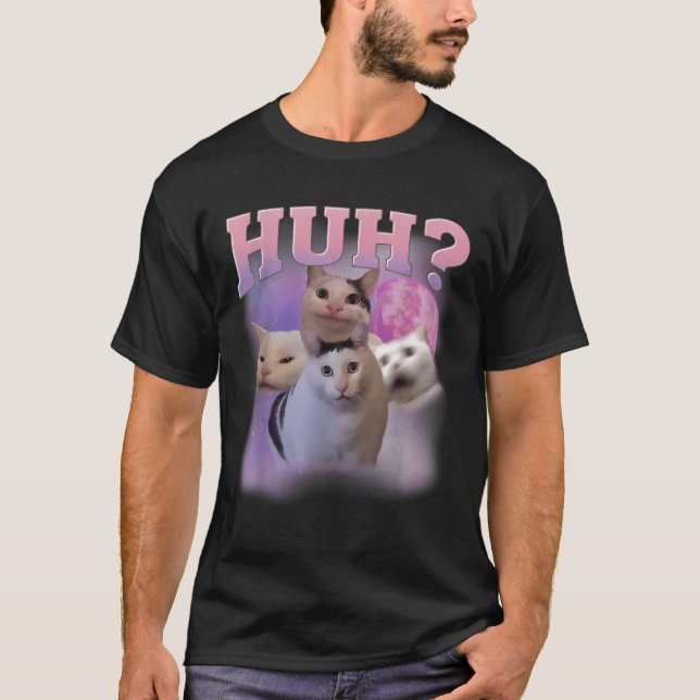 Funny MemeCat Shirt Cat Lovers Humor T (Framsida)