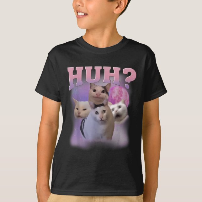 Funny MemeCat Shirt Cat Lovers Humor T (Framsida)