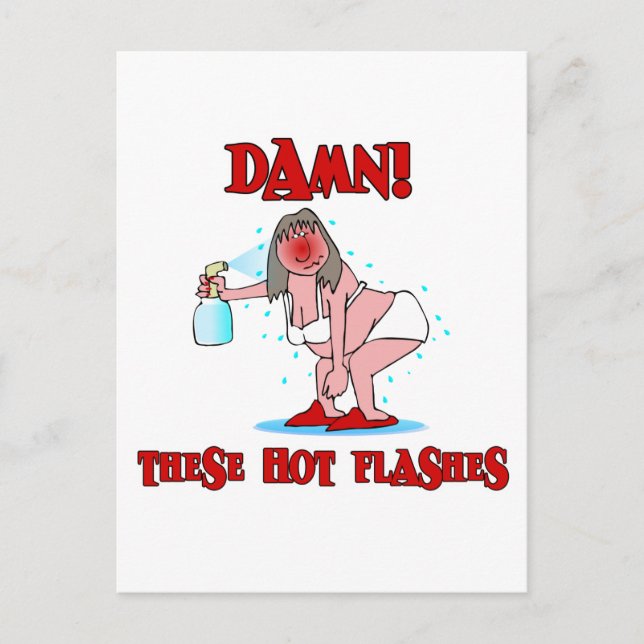 Funny Menopause Vykort (Framsida)