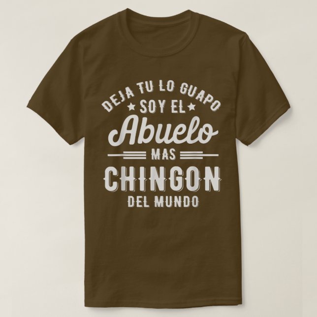 Funny Mens Camisa Deja Tu Lo Guapo Soy El Abuelo M T Shirt (Design framsida)