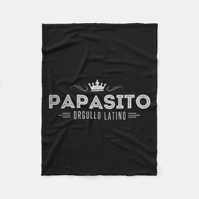 Funny Mens Papasito Father's Day Design For Man  Fleecefilt (Framsidan)