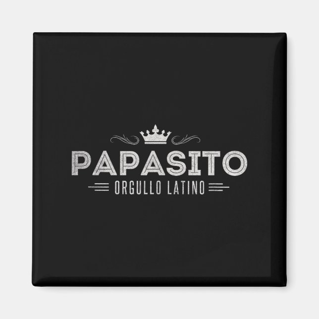 Funny Mens Papasito Father's Day Design For Man  Magnet (Framsidan)