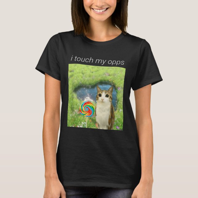 Funny Meowl Meme, Cat Owl Meme Brainrot Gen Alpha  T Shirt (Framsida)