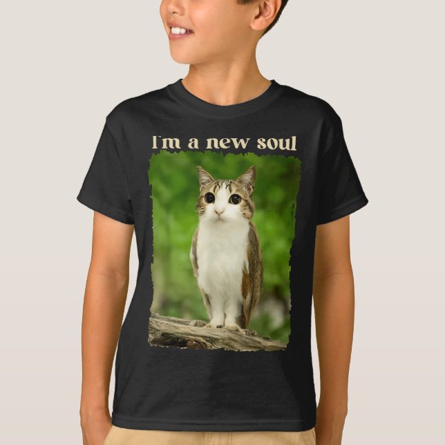 Funny Meowl Meme, Cat Owl Meme Brainrot Gen Alpha  T Shirt (Framsida)