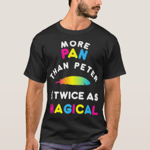 Funny Mer Pan än Peter Shirt LGBTQ Pansexual Pr T