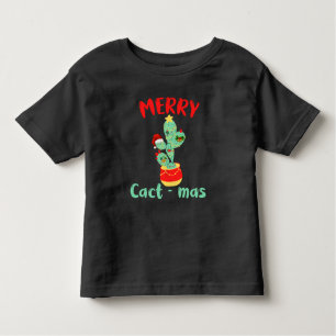 FUNNY MERRY CACTMAS - CACTUS CHRISTMAS ROLIGT T SHIRT