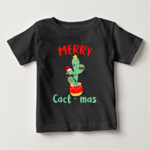 FUNNY MERRY CACTMAS - CACTUS CHRISTMAS ROLIGT T SHIRT