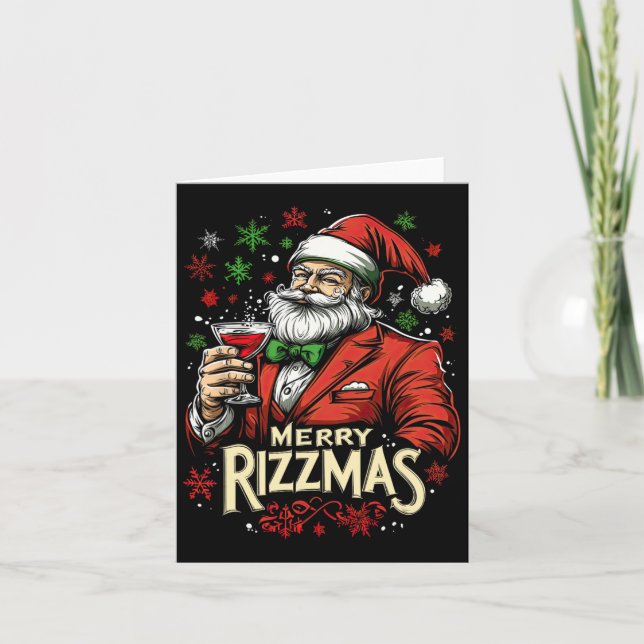 Funny Merry Rizzmas juljul Kort (Framsida)
