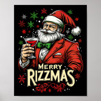 Funny Merry Rizzmas juljul Poster