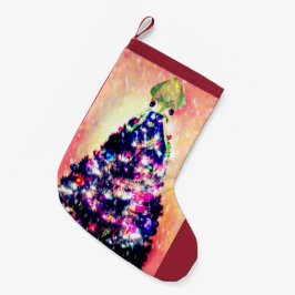 Funny Merry Squidmas Arg Squid Helgdag Stocking Liten Julstrumpa