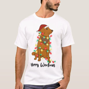 Funny Merry Woofmas-Hund T Shirt