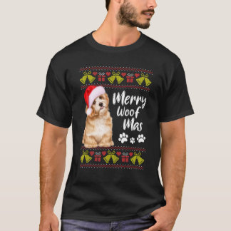 Funny Merry Woofmas jul Hund Julafton Pajamas T Shirt