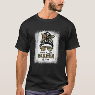 Funny Messy Bun Hair One Hoppy Mamma Bunny Lycklig T Shirt