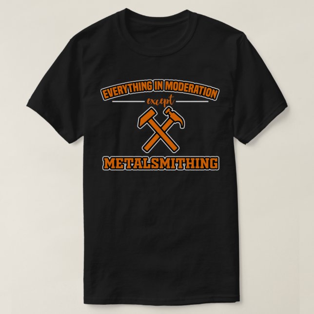 Funny Metalsmith Tongs Worker Forging Profession R T Shirt (Design framsida)