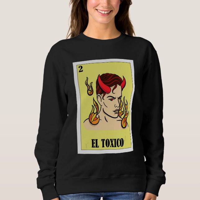 Funny Mexican Design - El Toxico_1 T Shirt (Framsida)