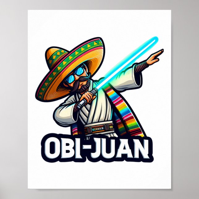 Funny Mexican Obi Juan Movie Parody Cinco De Mayo Poster (Framsidan)