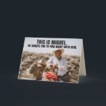 FUNNY MEXICAY GUY GIANT BIRTHDAY GREETING CARD KORT<br><div class="desc">GÅ INTE MED MIGUEL! Lustigt födelsedagskort. Det här kortet kommer att göra sin dag säker!</div>