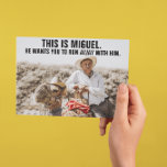 FUNNY MEXICAY GUY GIANT BIRTHDAY GREETING CARD KORT<br><div class="desc">GÅ INTE MED MIGUEL! Lustigt födelsedagskort. Det här kortet kommer att göra sin dag säker!</div>