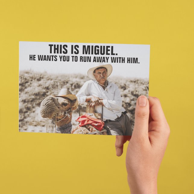 FUNNY MEXICAY GUY GIANT BIRTHDAY GREETING CARD KORT (Skapare uppladdad)