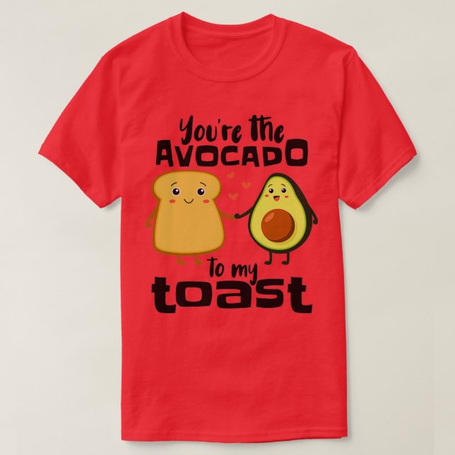 Funny Mexico Avocado Älskare Toast T Shirt (Design framsida)