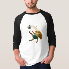 Funny Mexico Taco Soccer Mascot Bicycle Kick World T Shirt