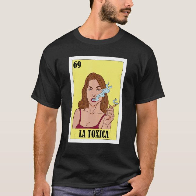 Funny mexikan La Toxica T Shirt (Framsida)