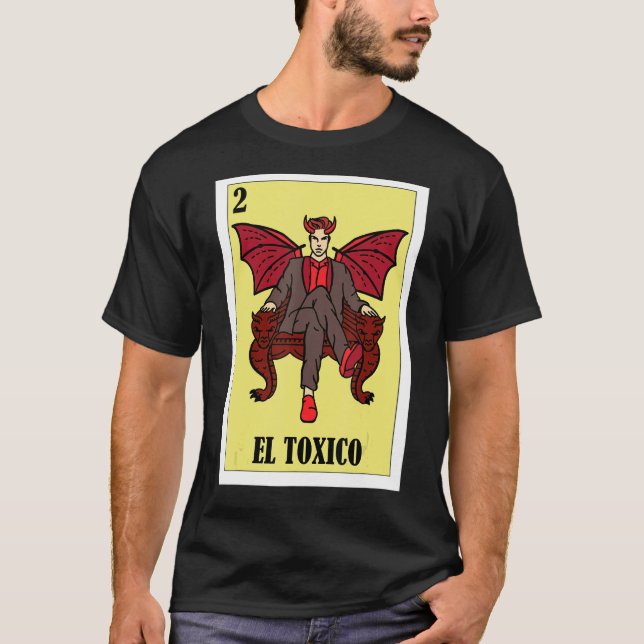 Funny mexikansk design - El Toxico_2 T Shirt (Framsida)