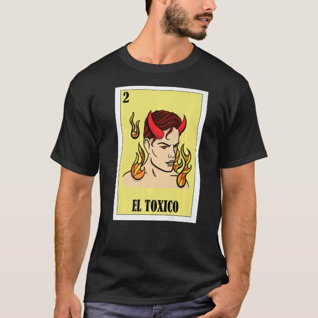 Funny mexikansk design - El Toxico Premium T Shirt (Framsida)