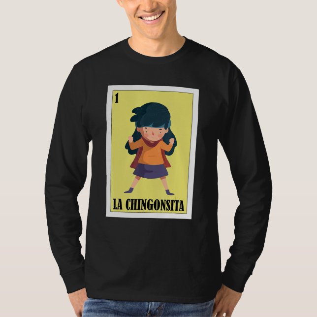 Funny Mexikansk för barn - La Chingonsita T Shirt (Framsida)
