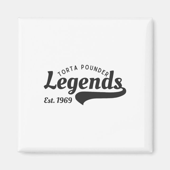 Funny mexikansk Latino Torta Pounder Legends Cinco Magnet (Framsidan)