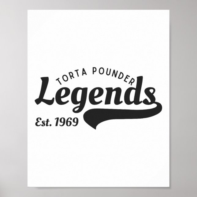 Funny mexikansk Latino Torta Pounder Legends Cinco Poster (Framsidan)