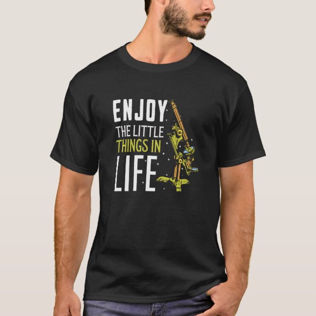Funny Microscope Art, Biology Nerd Science Lab Pre T Shirt (Framsida)