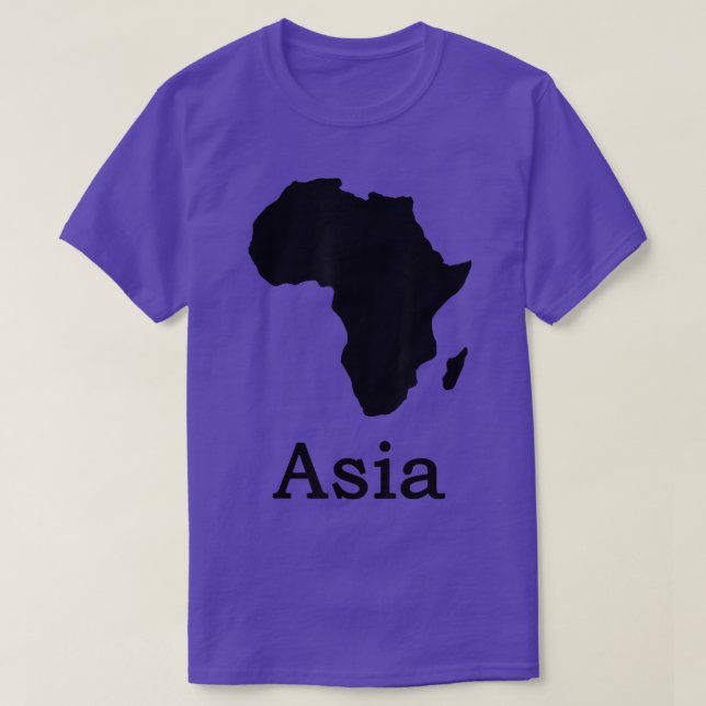 Funny Miedup Afrika Asia  T Shirt (Design framsida)