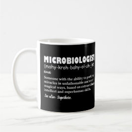 Funny mikrobiolog - definition kaffemugg