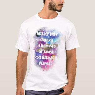 Funny Milky Way Galaxy Coola T-Shirt