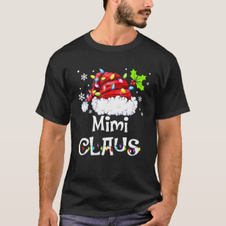 Funny Mimi Claus jul Pajamas Santa T Shirt