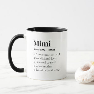 Funny Mimi Definition Mugg