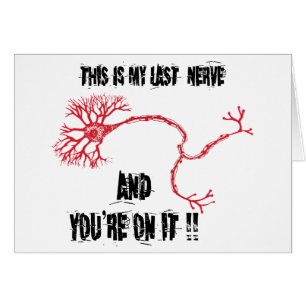 Funny Min senaste nerv Hälsningskort
