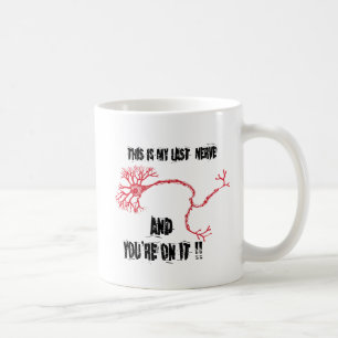 Funny Min senaste nerv Kaffemugg