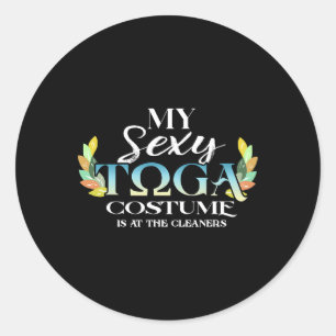 Funny Min Y Toga Costume Women Manar Halloween Cos Runt Klistermärke